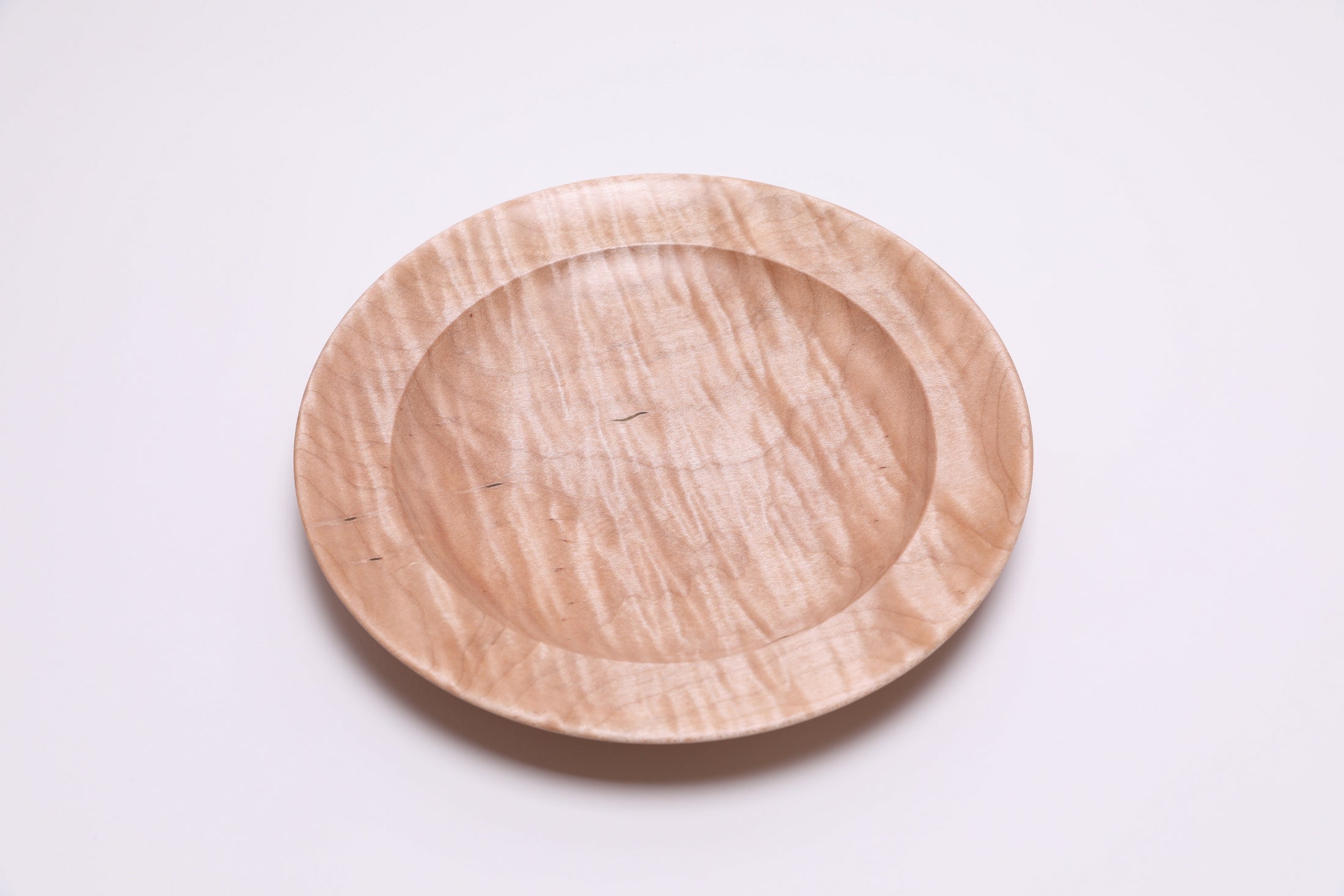 #2829 Tiger Maple Shallow Bowl  (9 5/8" x 1 1/4")