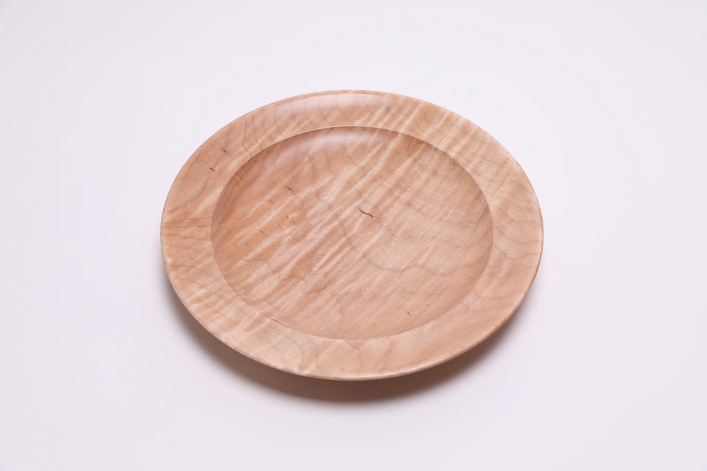 #2829 Tiger Maple Shallow Bowl  (9 5/8" x 1 1/4")