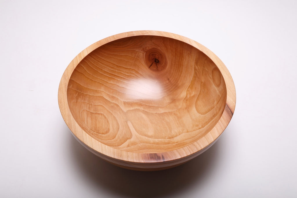 #1932 Locust Wooden Salad and Fruit Bowl  12 7/8″ X 7″