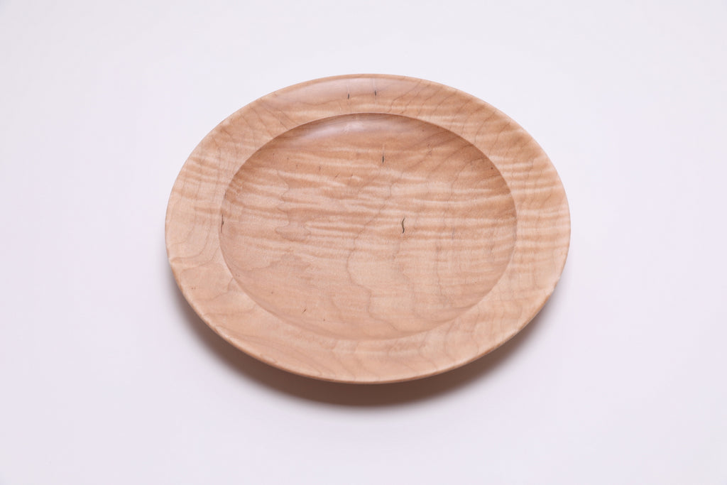 #2829 Tiger Maple Shallow Bowl  (9 5/8" x 1 1/4")