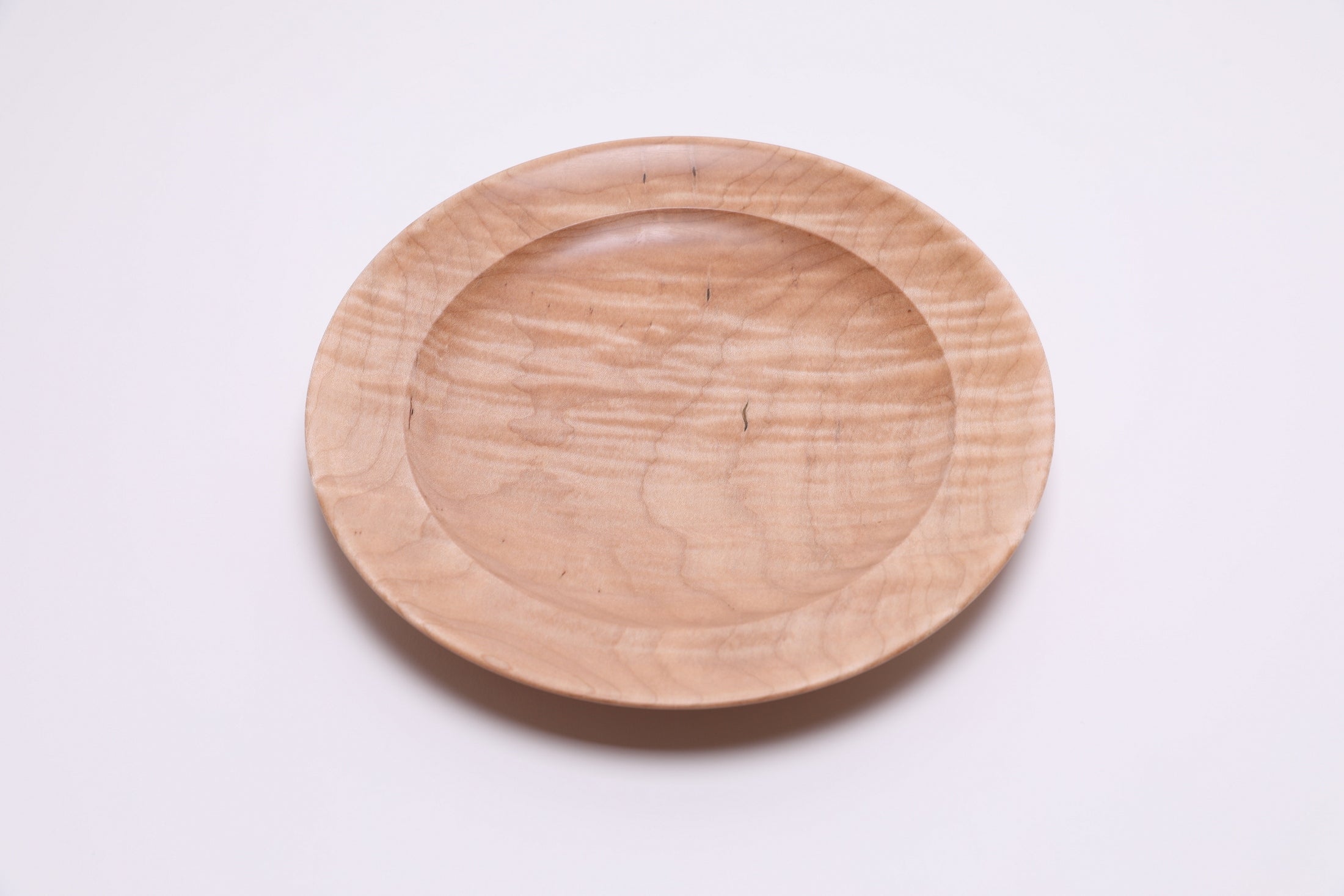 #2829 Tiger Maple Shallow Bowl  (9 5/8" x 1 1/4")