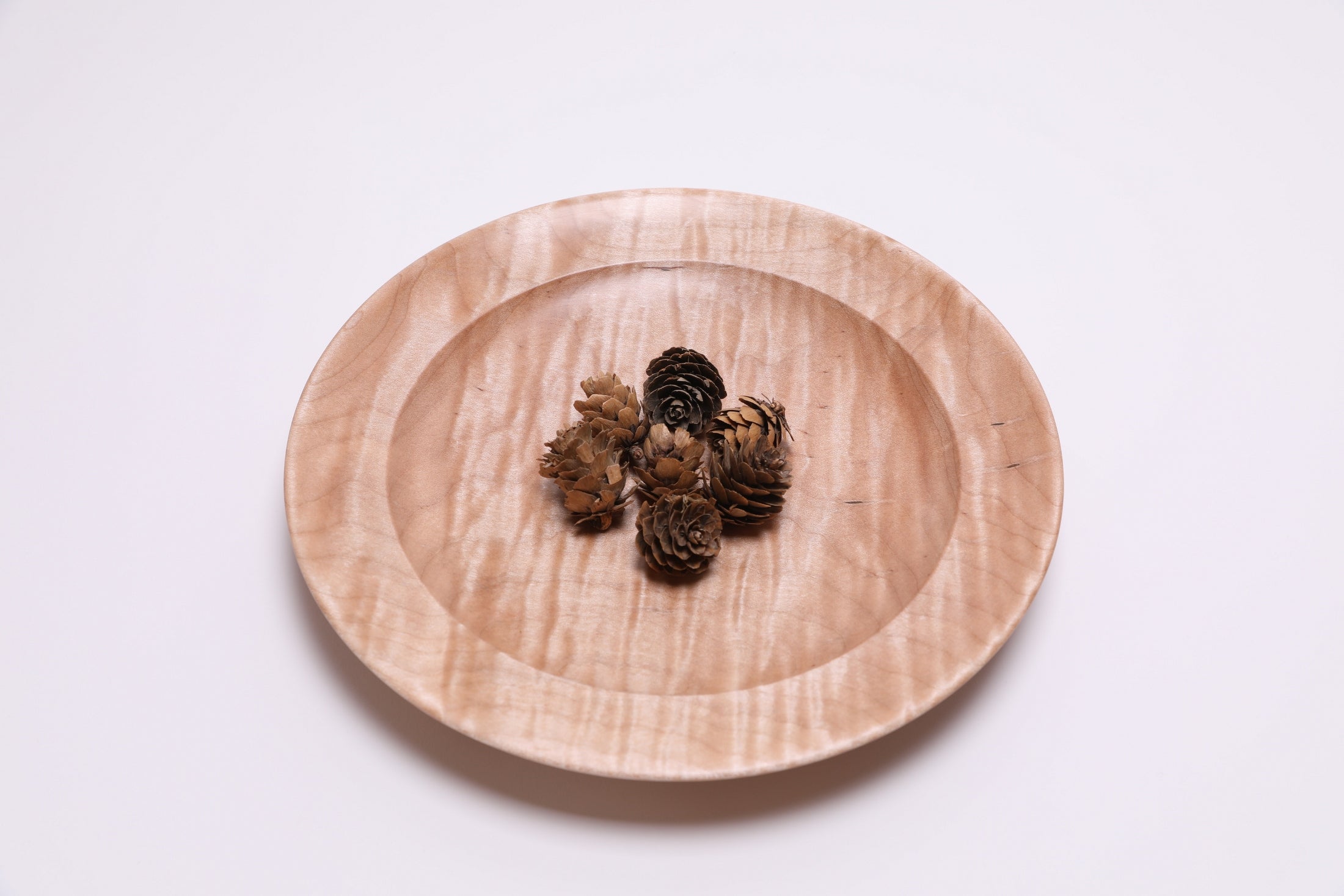 #2829 Tiger Maple Shallow Bowl  (9 5/8" x 1 1/4")