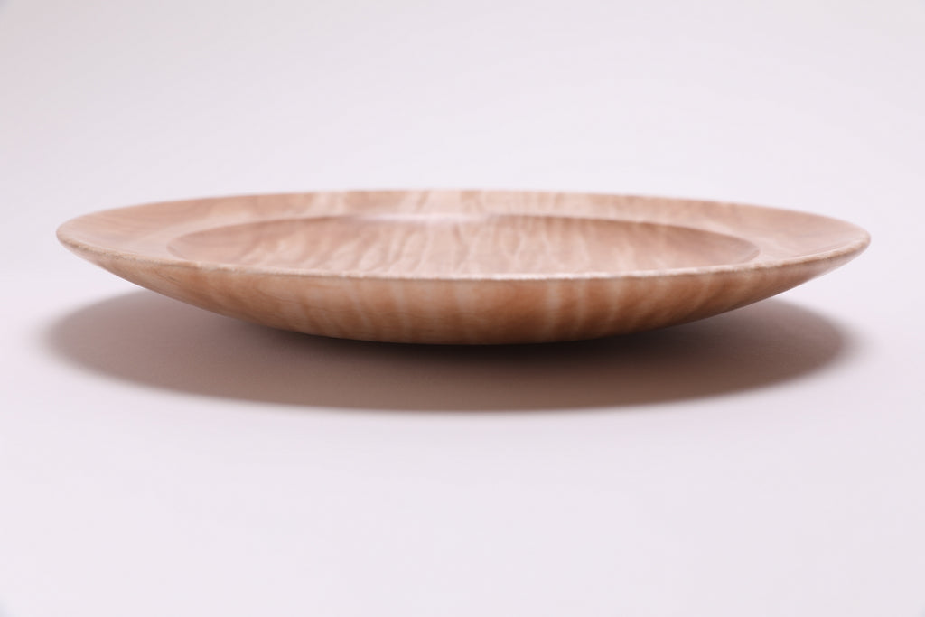 #2829 Tiger Maple Shallow Bowl  (9 5/8" x 1 1/4")