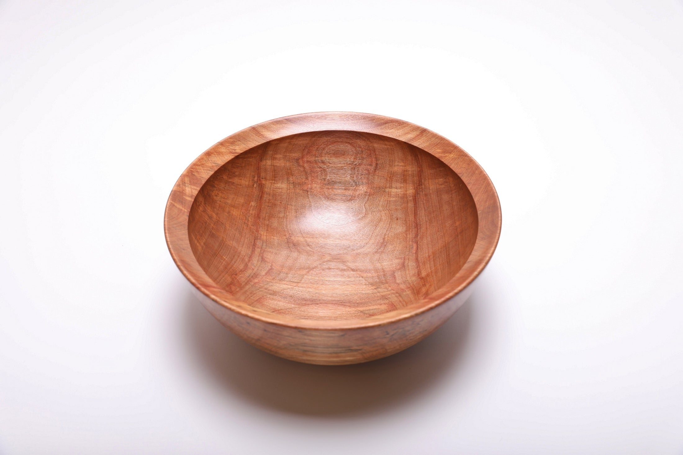 #2839 Spalted River Birch Wooden Fruit and Salad Bowl  (11 3/8" x 4 5/8")