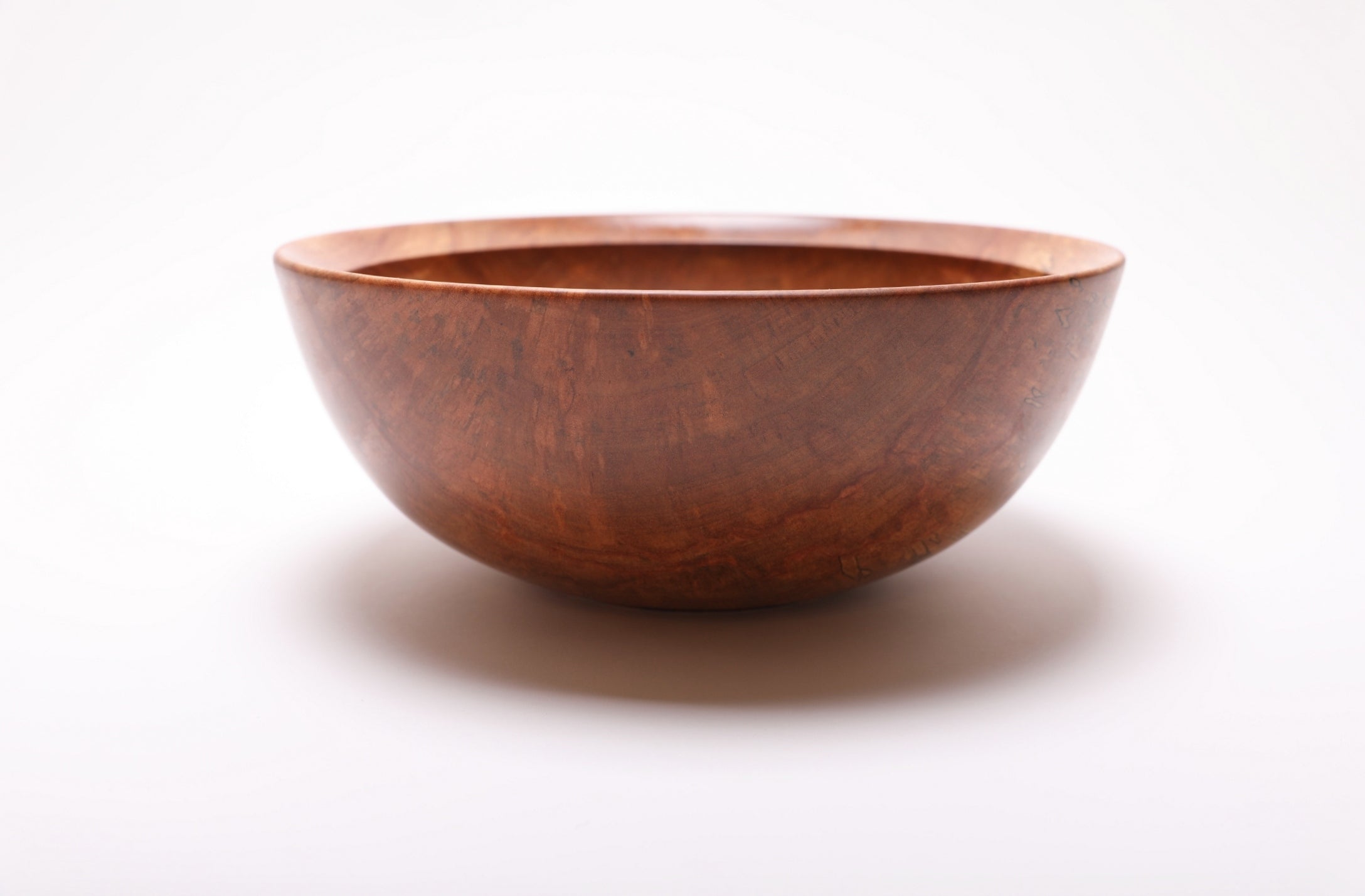 #2839 Spalted River Birch Wooden Fruit and Salad Bowl  (11 3/8" x 4 5/8")