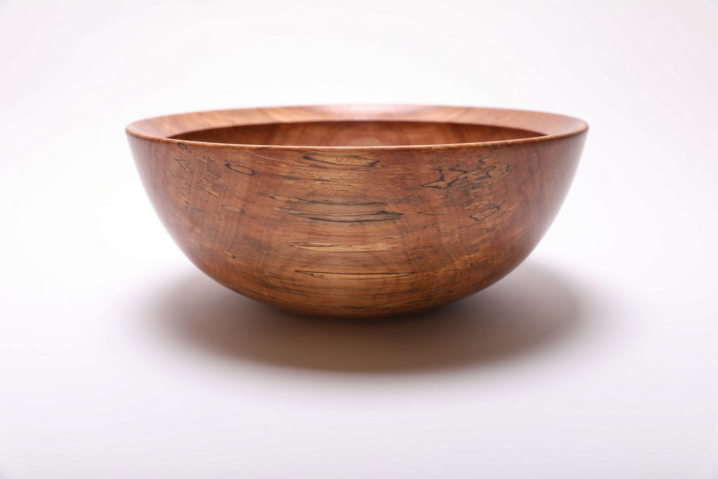 #2839 Spalted River Birch Wooden Fruit and Salad Bowl  (11 3/8" x 4 5/8")