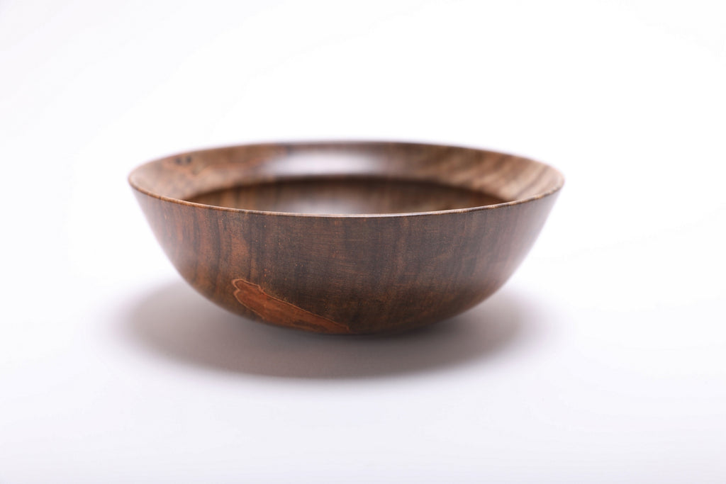 #2836 Small Spalted Tiger Ambrosia Maple Wooden Bowl  (5 3/8" x 1 7/8")