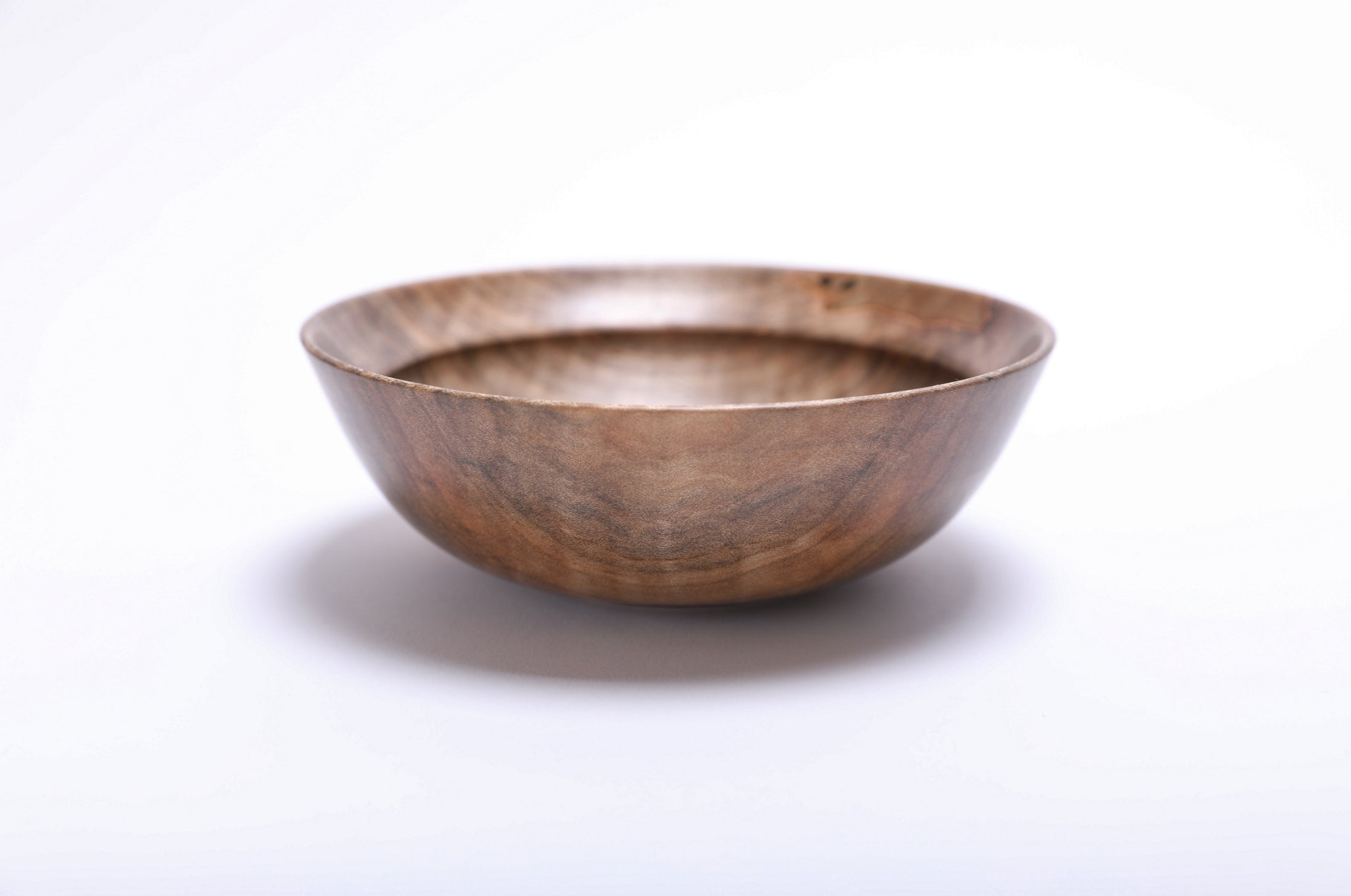 #2836 Small Spalted Tiger Ambrosia Maple Wooden Bowl  (5 3/8" x 1 7/8")