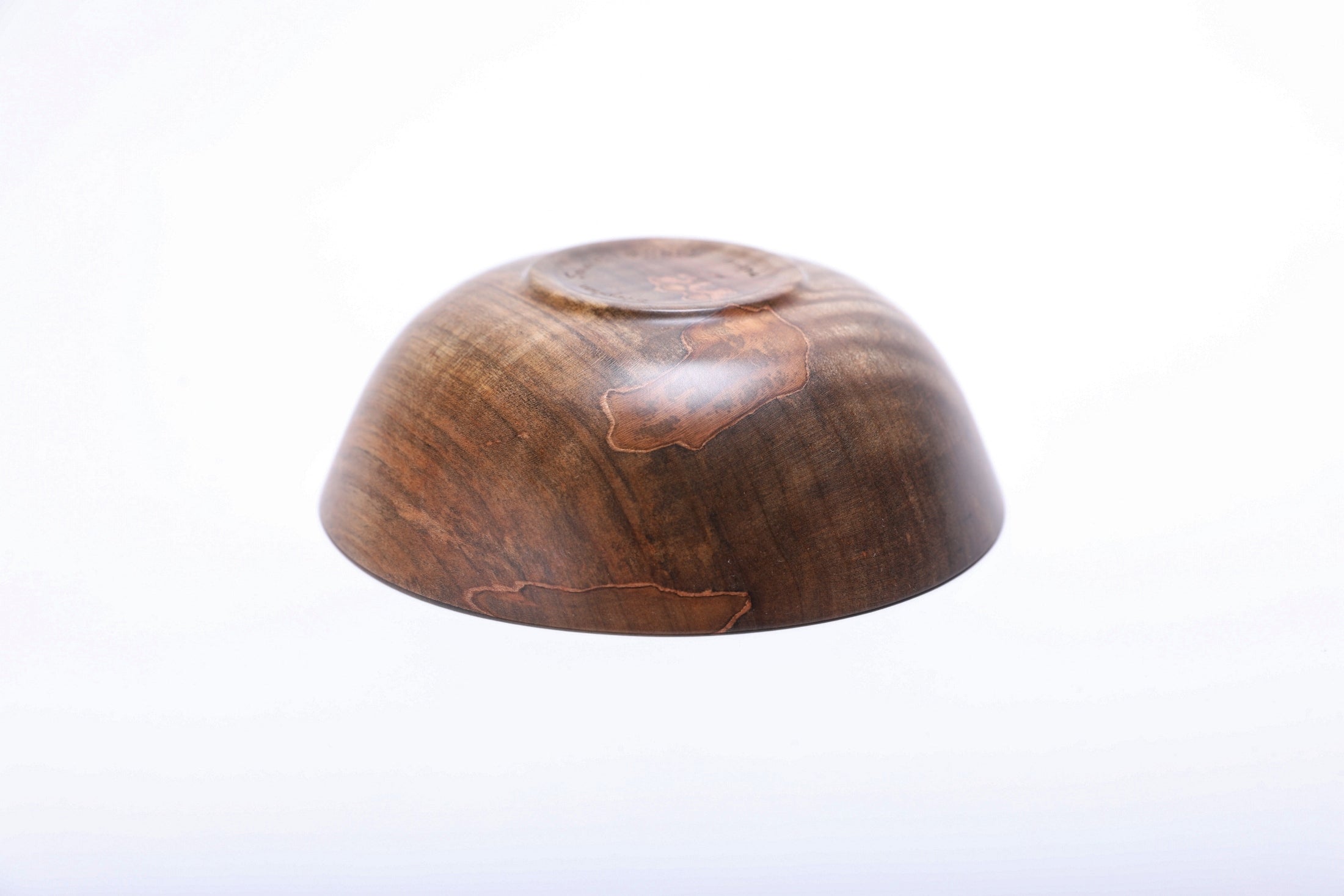 #2836 Small Spalted Tiger Ambrosia Maple Wooden Bowl  (5 3/8" x 1 7/8")