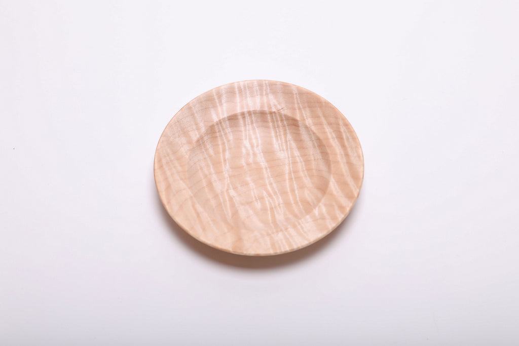 #2851 Tiger Maple Wooden Ring Dish  (4 3/4" x 7/8")