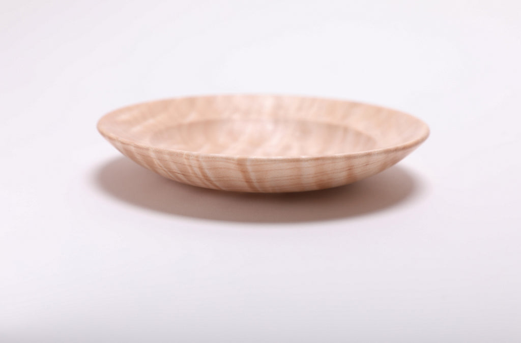 #2851 Tiger Maple Wooden Ring Dish  (4 3/4" x 7/8")