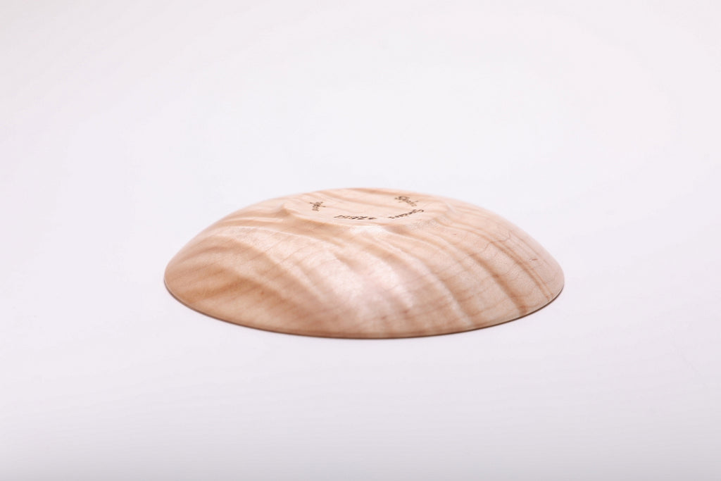 #2851 Tiger Maple Wooden Ring Dish  (4 3/4" x 7/8")