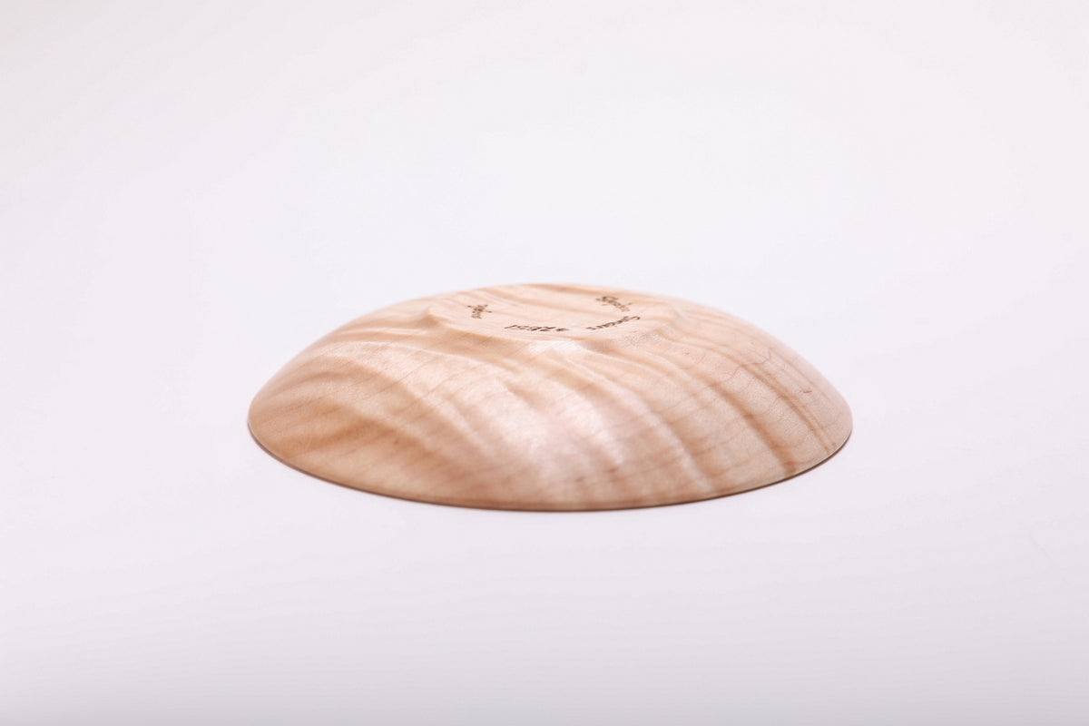 #2851 Tiger Maple Wooden Ring Dish  (4 3/4" x 7/8")