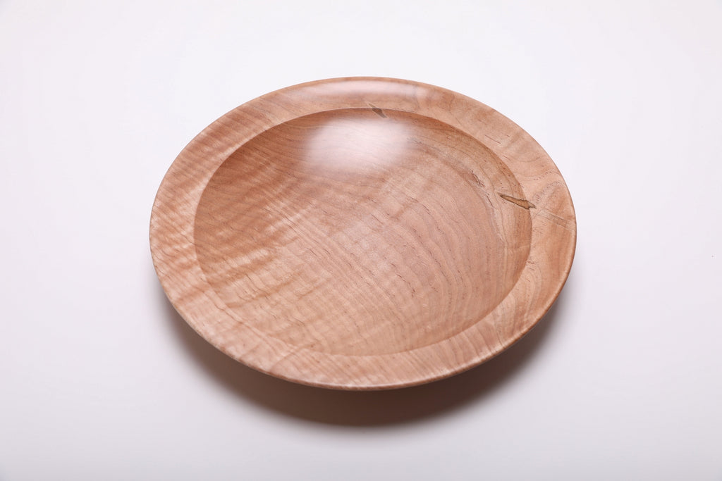 #2857 Tiger Ambrosia Maple Wooden Bowl  (10 3/4" x 1 3/4")
