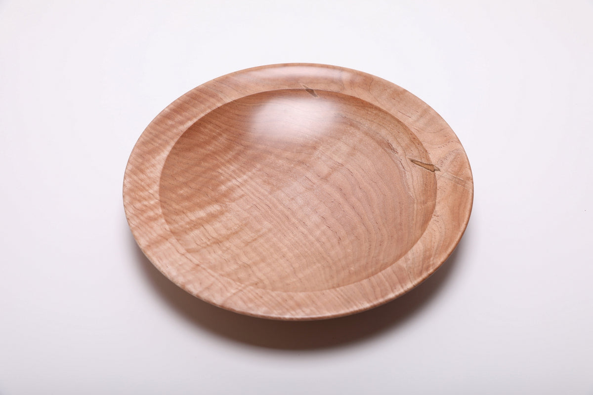 #2857 Tiger Ambrosia Maple Wooden Bowl  (10 3/4" x 1 3/4")