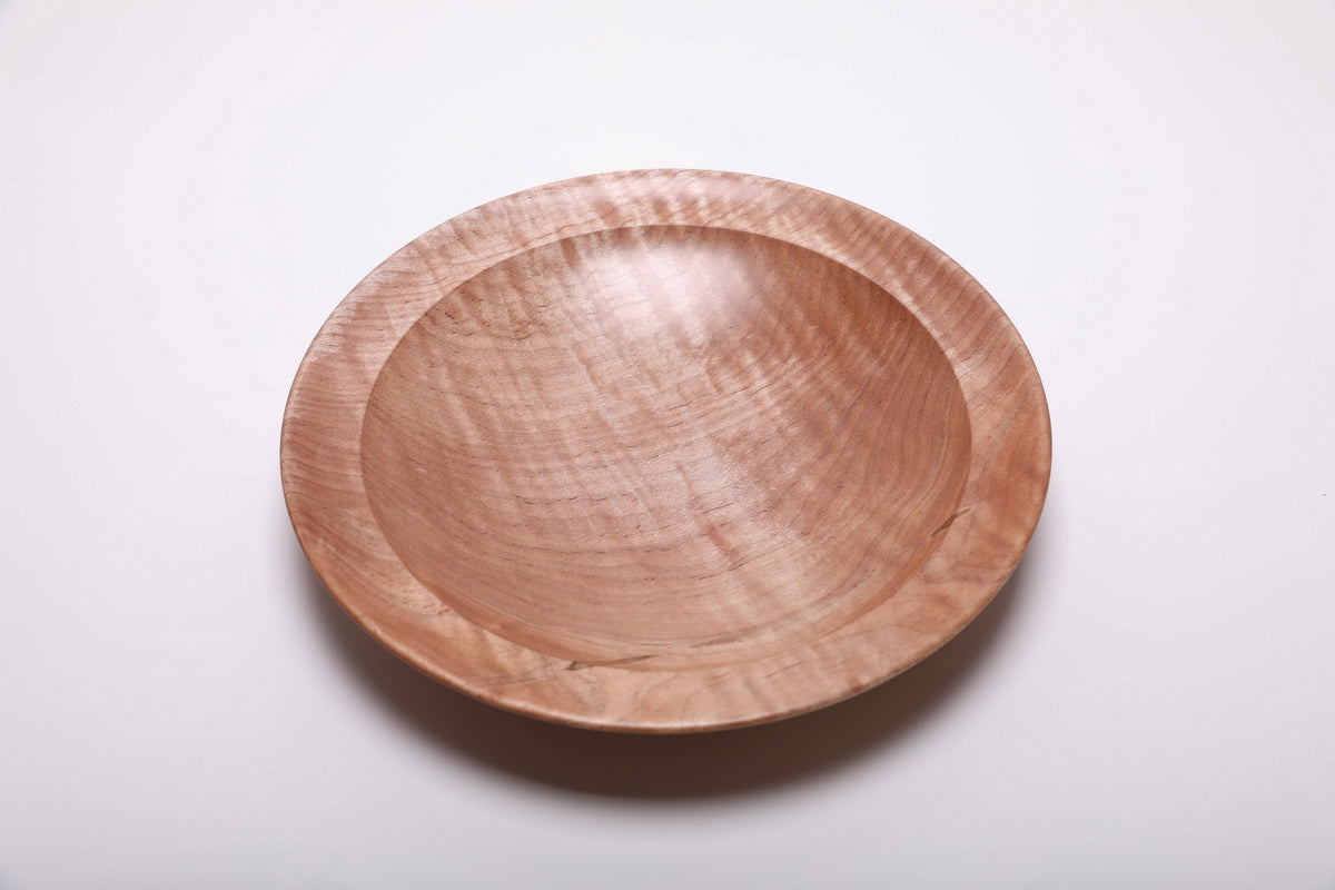 #2857 Tiger Ambrosia Maple Wooden Bowl  (10 3/4" x 1 3/4")