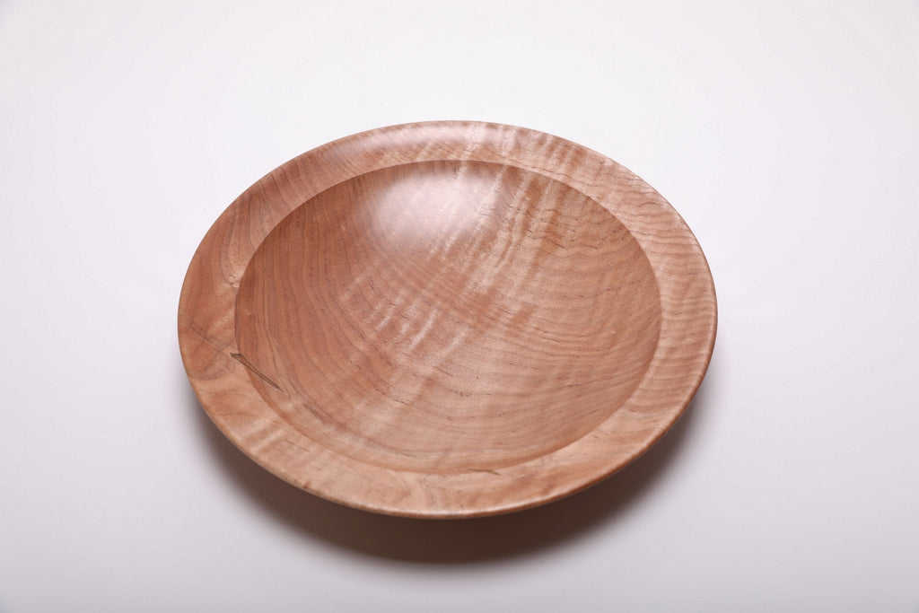 #2857 Tiger Ambrosia Maple Wooden Bowl  (10 3/4" x 1 3/4")