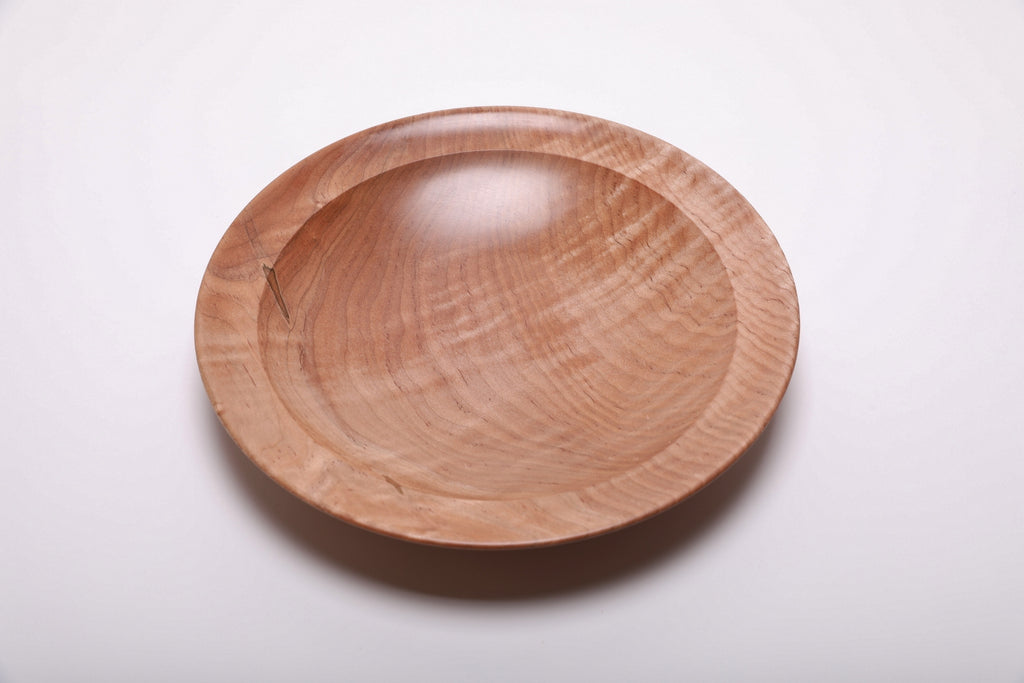 #2857 Tiger Ambrosia Maple Wooden Bowl  (10 3/4" x 1 3/4")