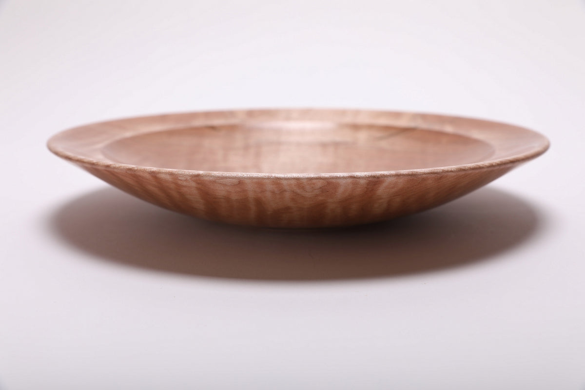 #2857 Tiger Ambrosia Maple Wooden Bowl  (10 3/4" x 1 3/4")