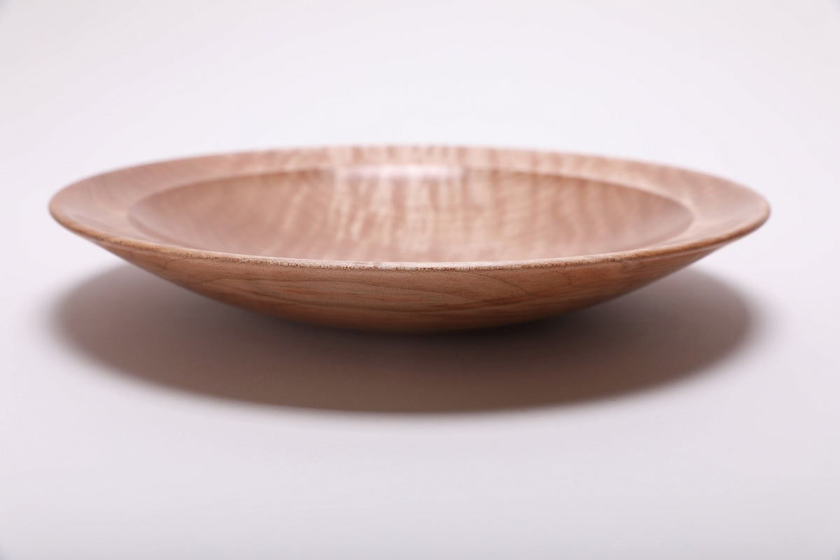 #2857 Tiger Ambrosia Maple Wooden Bowl  (10 3/4" x 1 3/4")