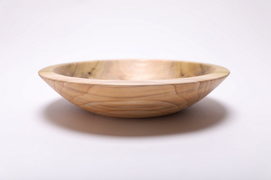 #2873 Rainbow Tulip Poplar Chopping or Dough Bowl  (11 3/8" x 2 1/2")