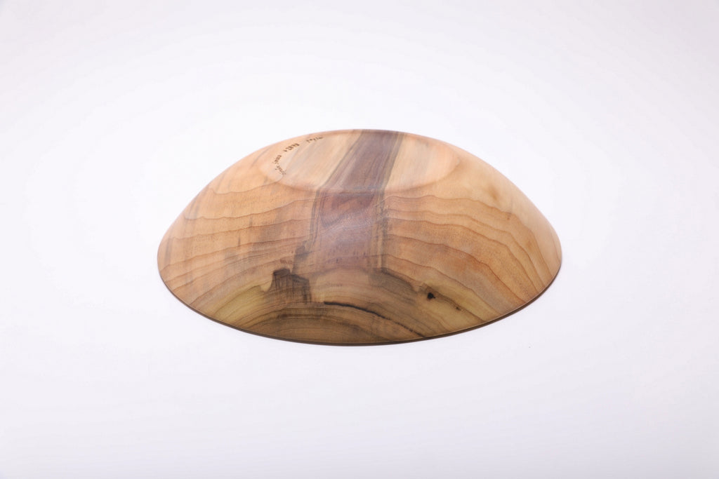 #2873 Rainbow Tulip Poplar Chopping or Dough Bowl  (11 3/8" x 2 1/2")