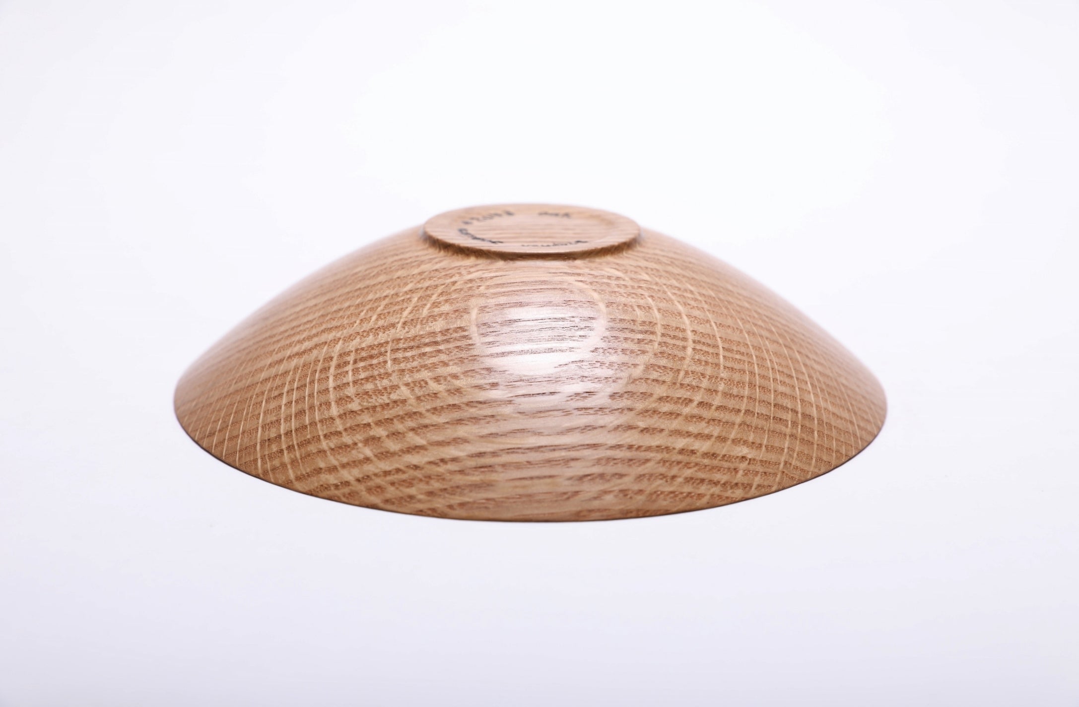 #2043 Small Quartersawn White Oak Wooden Bowl  7 1/8” X 1 5/8”