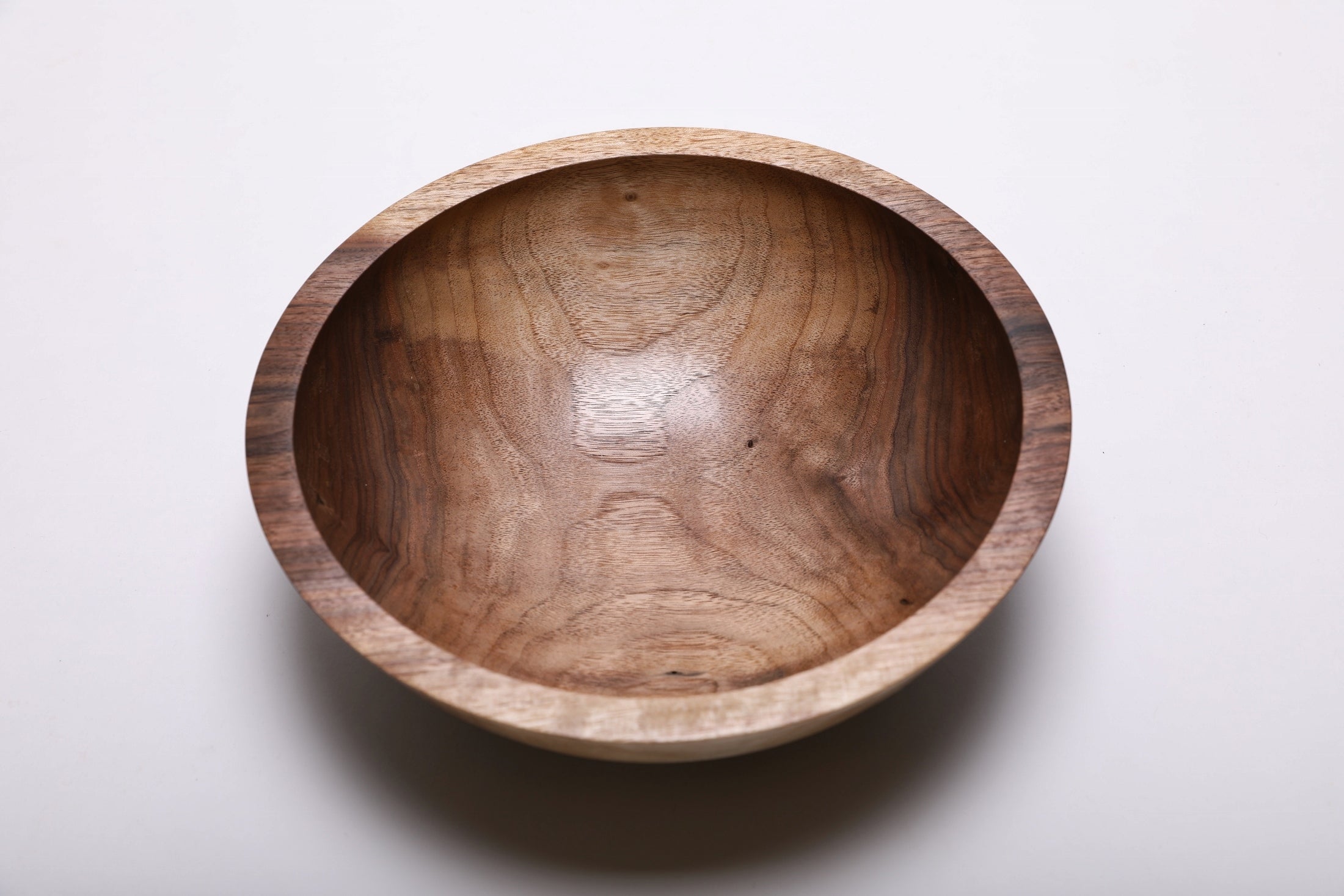 #1672  Black Walnut Wooden Bowl (9” X 2 3/4”)