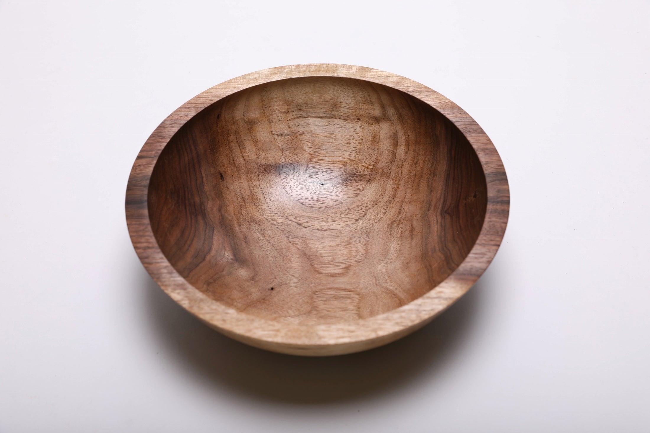#1672  Black Walnut Wooden Bowl (9” X 2 3/4”)