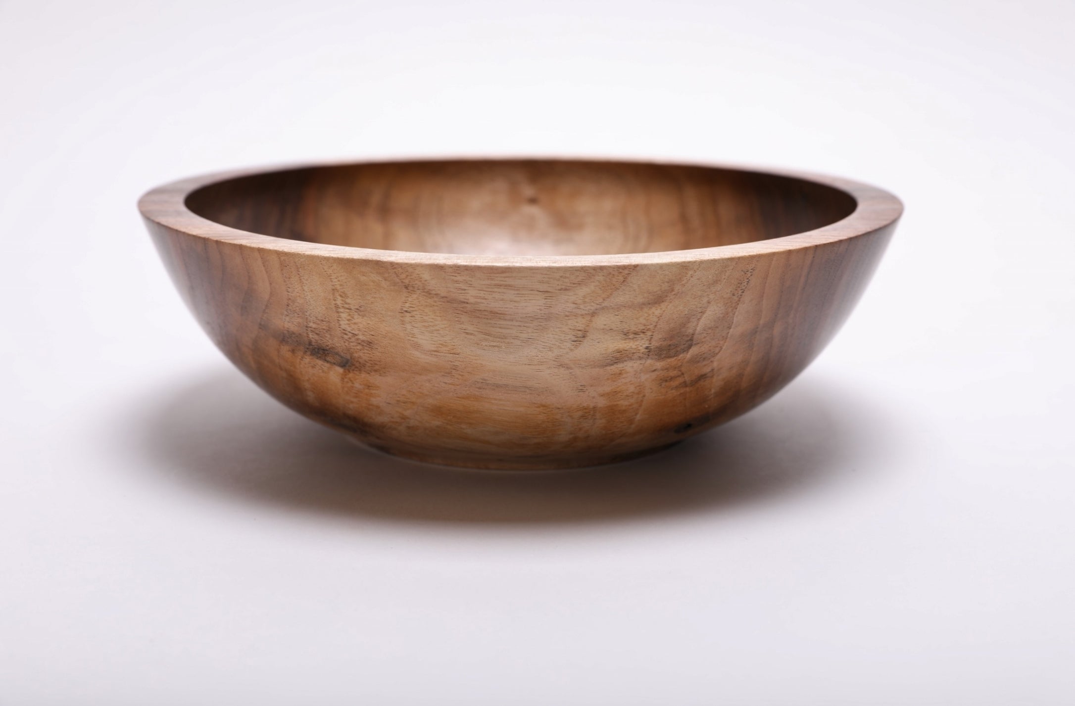 #1672  Black Walnut Wooden Bowl (9” X 2 3/4”)