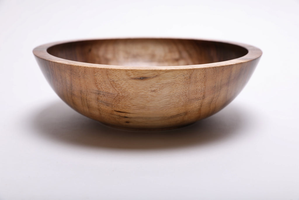 #1672  Black Walnut Wooden Bowl (9” X 2 3/4”)