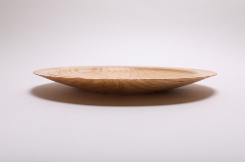 #2113 Ash Wooden Platter  12 3/4" x 1 1/4"