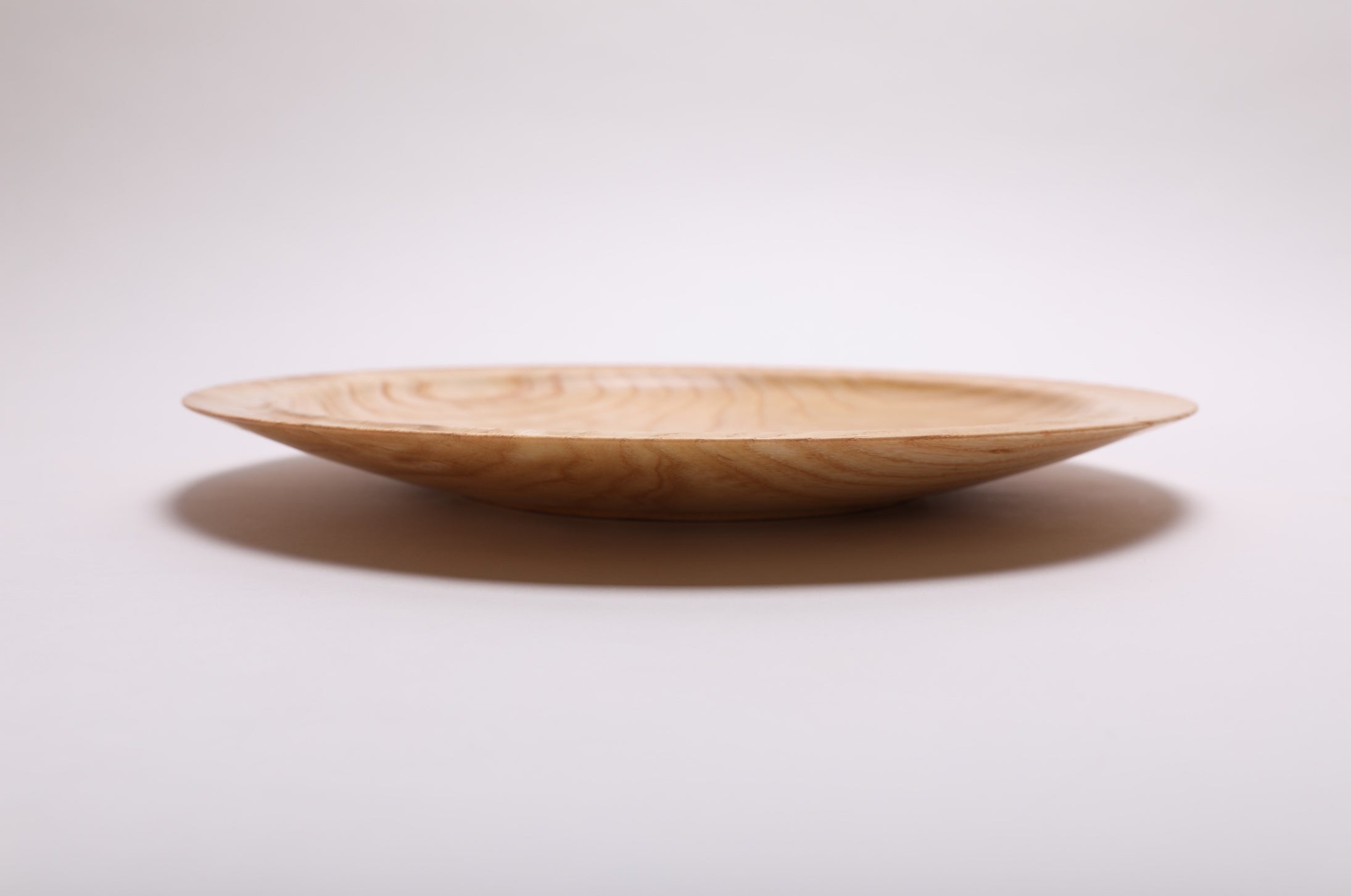 #2113 Ash Wooden Platter  12 3/4" x 1 1/4"