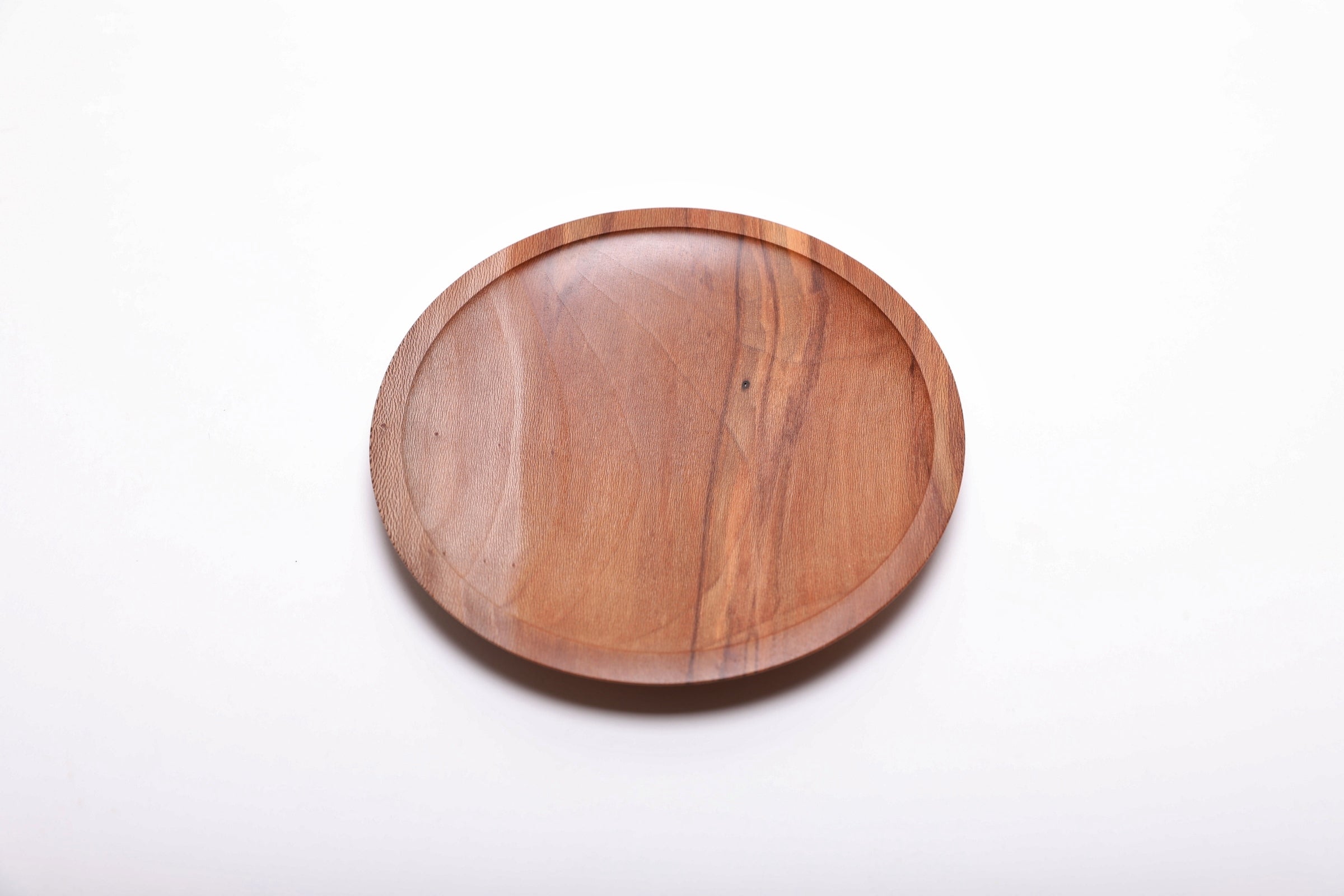 #2220 Small Ambrosia Sycamore Wooden Dish  6 1/4" x 3/4"