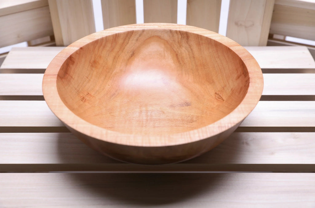 #2301 Sugar Maple Wooden Bowl  9 1/4" x 3"