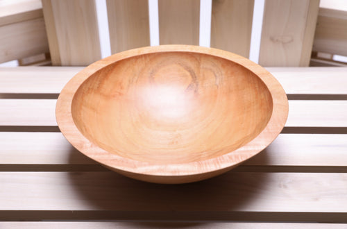 #2290 Sugar Maple Wooden Bowl  8 1/2" X 2 1/2"