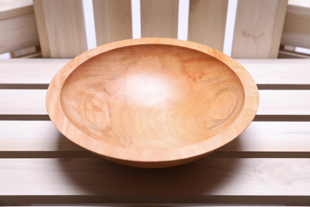 #2290 Sugar Maple Wooden Bowl  8 1/2" X 2 1/2"