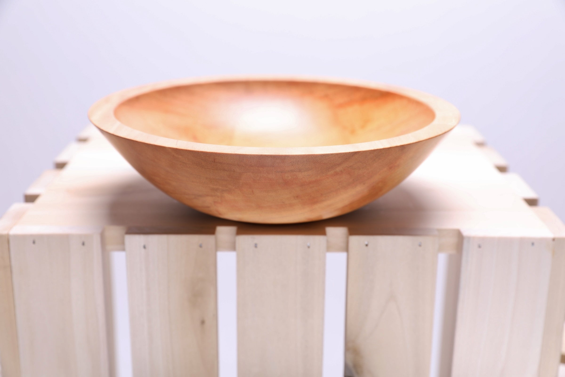 #2301 Sugar Maple Wooden Bowl  9 1/4" x 3"
