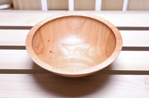 #2304 Small Sugar Maple Wooden Bowl  6 1/8" X 2 1/8"