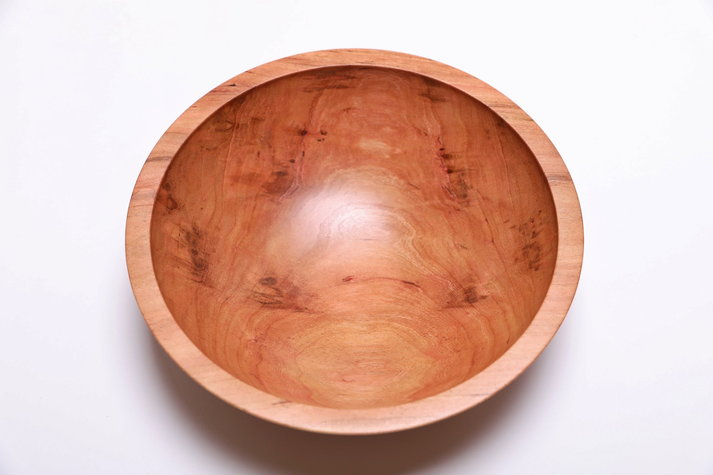 #2313 Wild Black Cherry Wooden Bowl  8" x 2 3/8"
