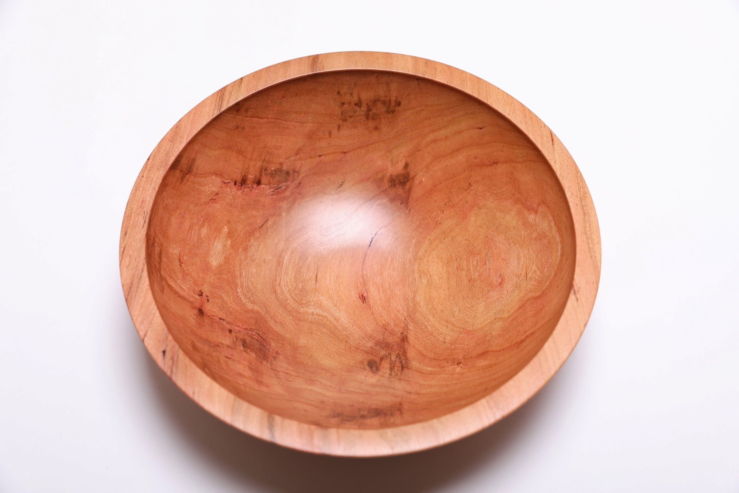 #2313 Wild Black Cherry Wooden Bowl  8" x 2 3/8"