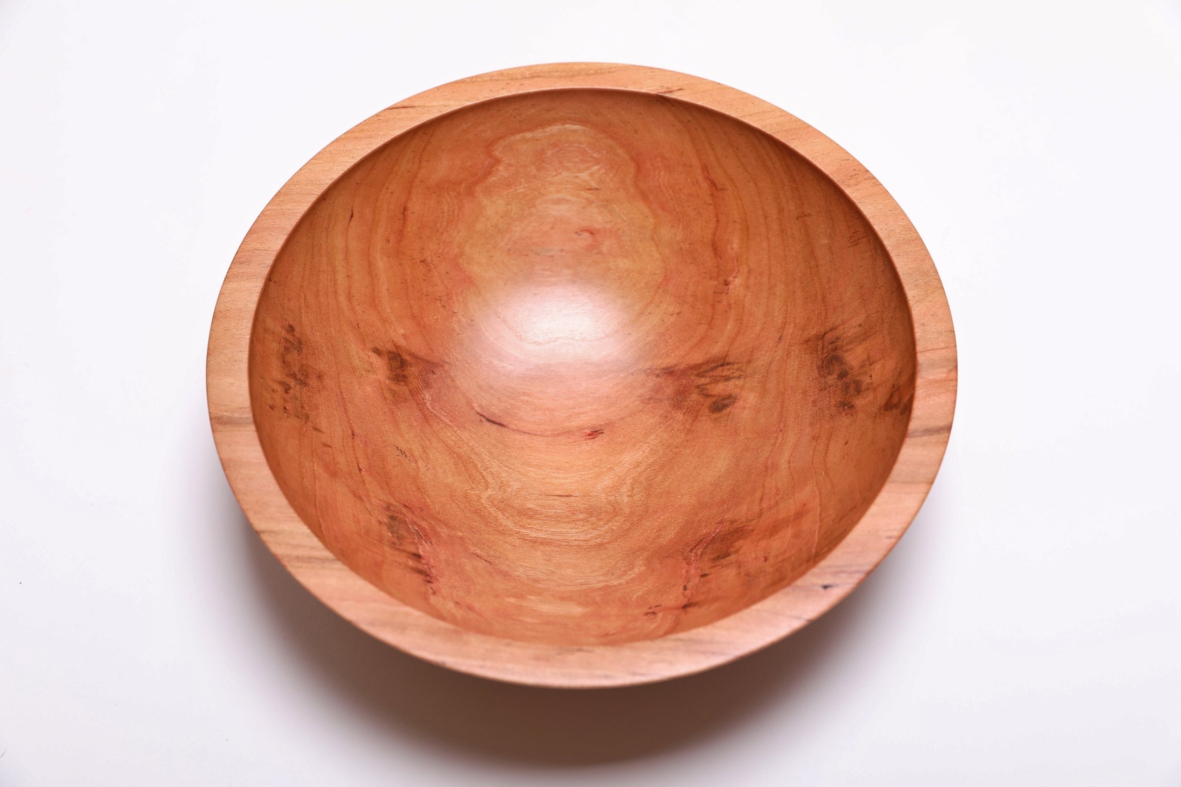 #2313 Wild Black Cherry Wooden Bowl  8" x 2 3/8"