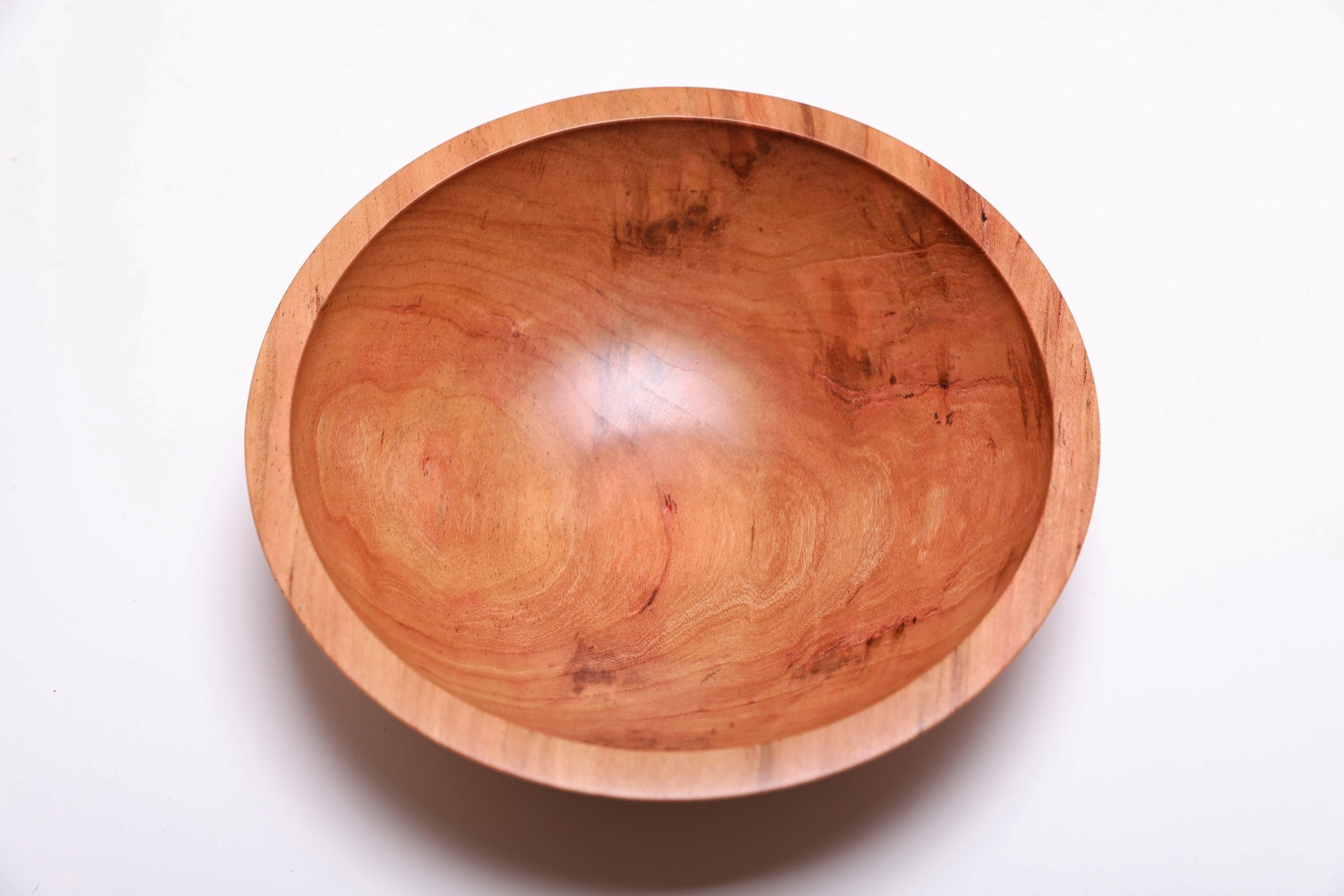 #2313 Wild Black Cherry Wooden Bowl  8" x 2 3/8"