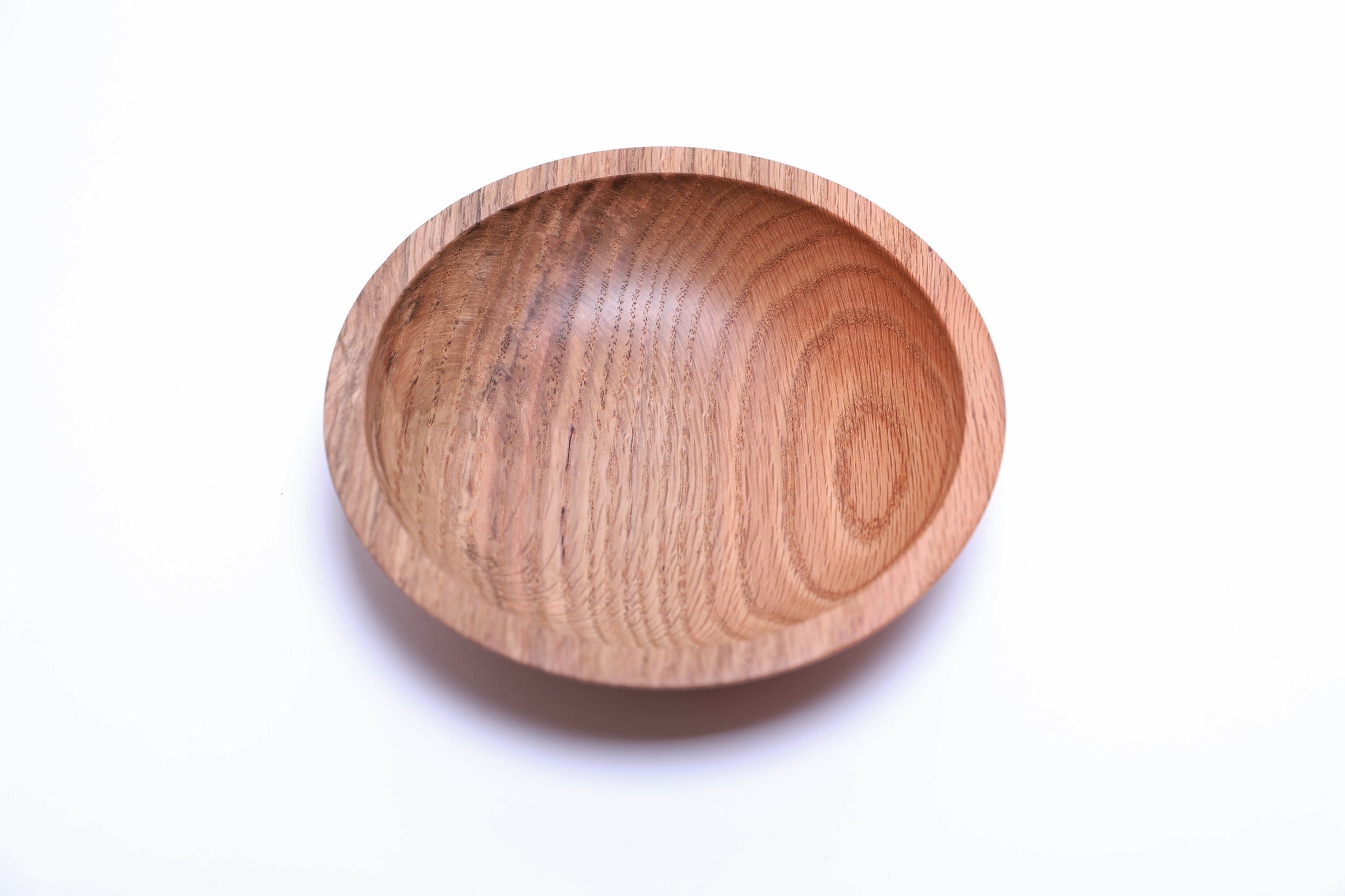 #2262 Spalted Red Oak Wooden Bowl  6" x 1 1/2"
