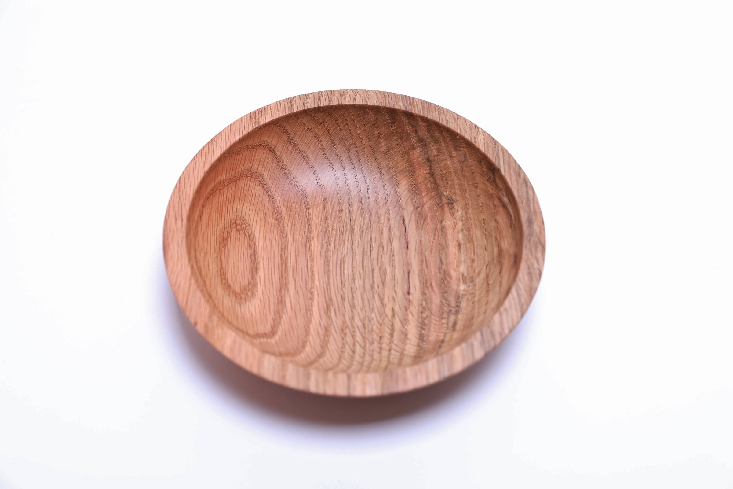 #2262 Spalted Red Oak Wooden Bowl  6" x 1 1/2"