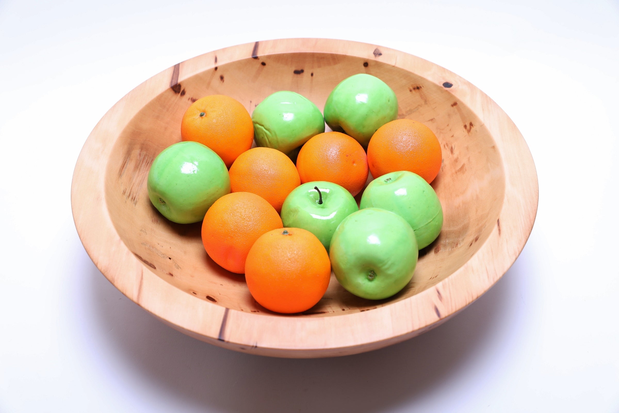 #2362 Big Sweet Gum Wooden Fruit Bowl    17 1/2" x 4 3/4"