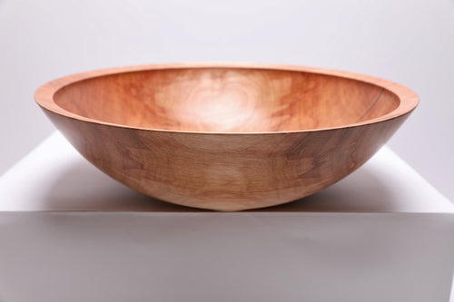 #2363 River Birch Wooden Fruit and Salad Bowl  14 1/8" x 4 1/4"