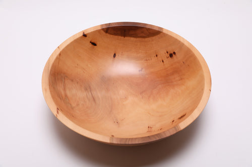 #2378 Sweet Gum Wooden Fruit and Salad Bowl  (12" x 3 3/4")