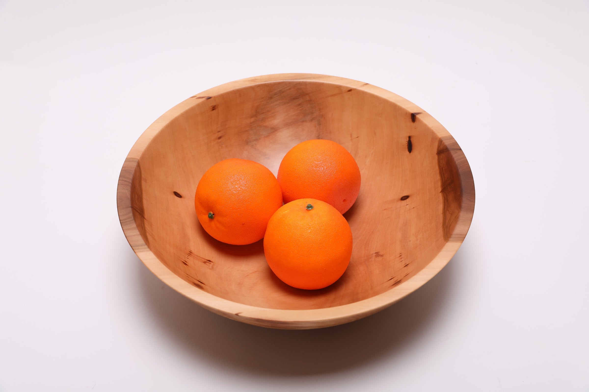 #2378 Sweet Gum Wooden Fruit and Salad Bowl  (12" x 3 3/4")