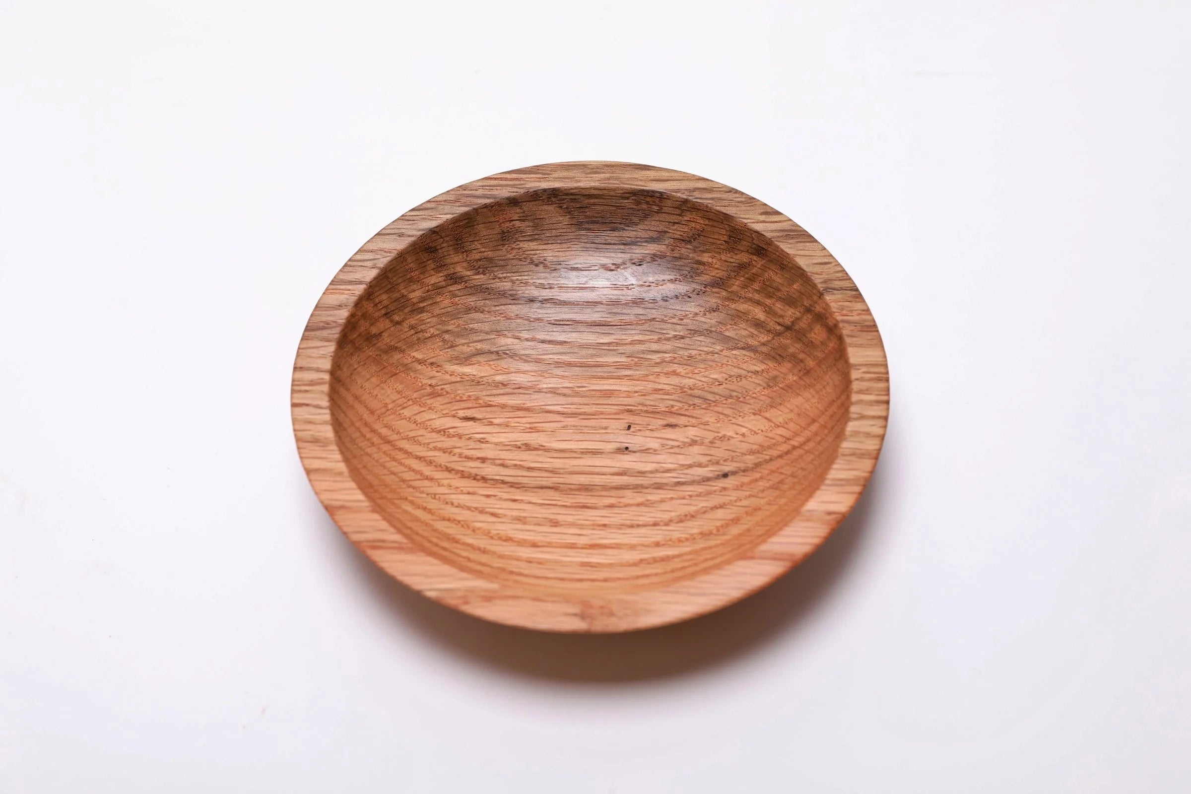 #2399 Small Spalted Oak Wooden Bowl  6 3/8" x 1 3/8"
